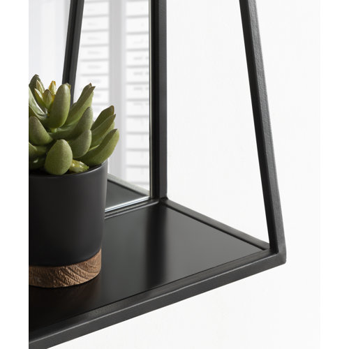 Latitude Run® Modern & Contemporary Accent Mirror with Shelf & Reviews